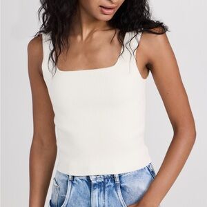 Reformation Julia Ribbed Sweater Tank